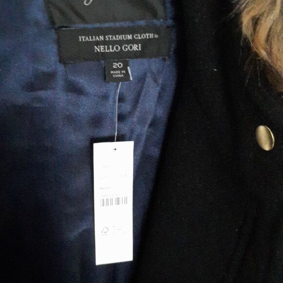 Nwt J. Crew chateau parka coat jacket Italian Stadium cloth wool nello gori 20 - Picture 8 of 10